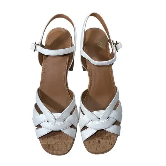 White Mountain Dubonnet Women's heeled sandal SZ/8.5M